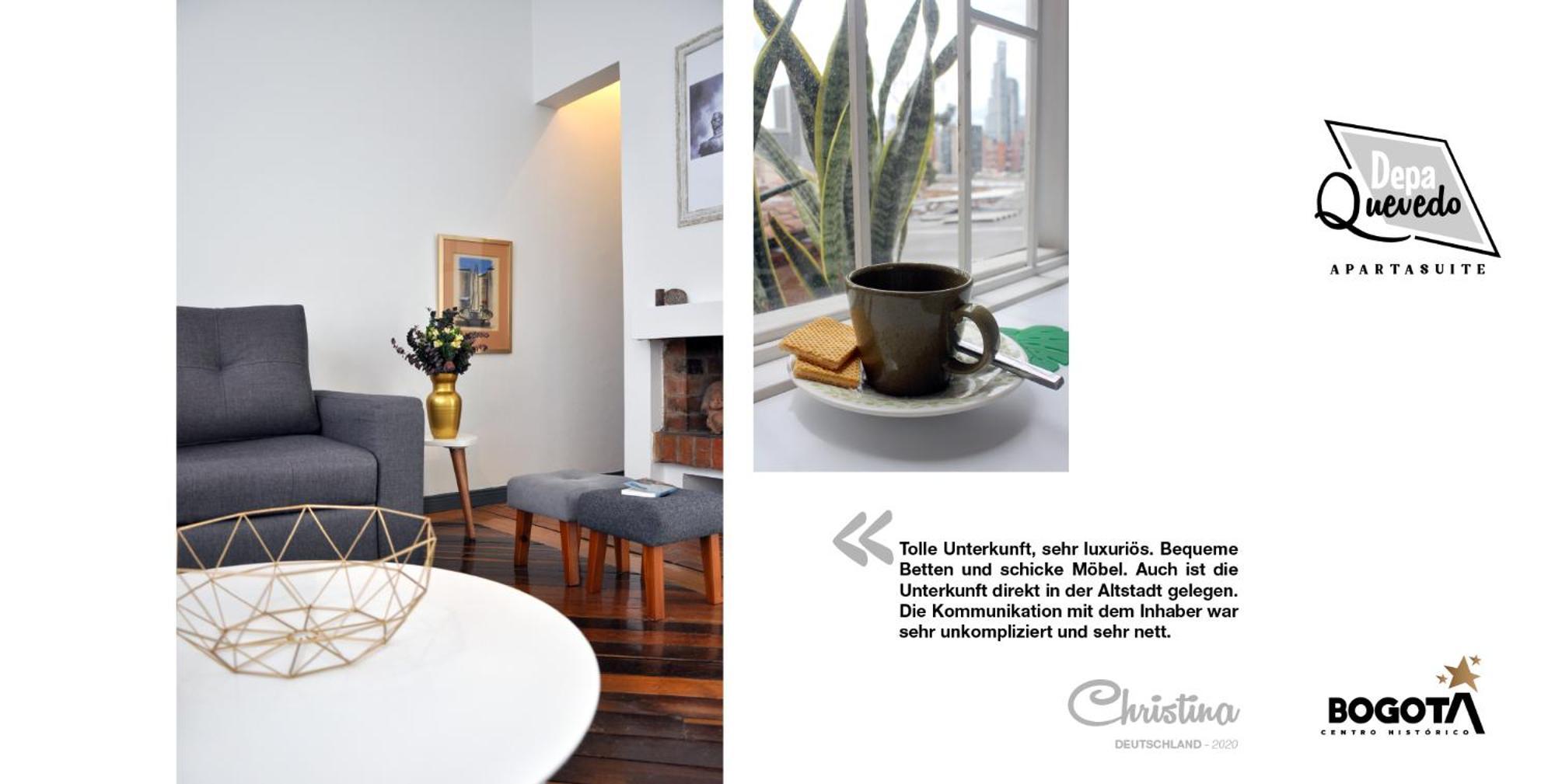 Depa Quevedo - Trendy Revamped Flat - Exceptional Spot In Bogota's Historic Colonial Square - Candelaria Bogotá